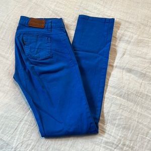 Cobalt Blue Pierre Cardin Straight Leg Pant